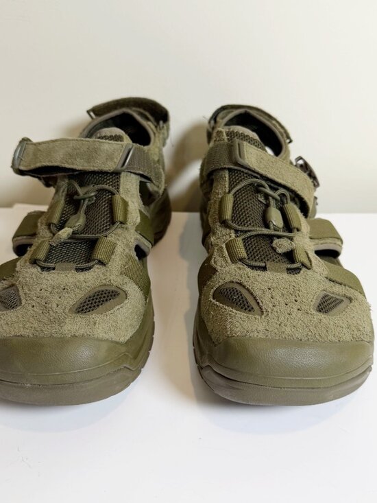 Teva Omnium Suede Mens 13 Sport Hiking Water Shoe Cord Closed Toe Sandals EUC main image 8